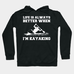 Paddle to Paradise: Embrace the Joy of Kayaking! Hoodie